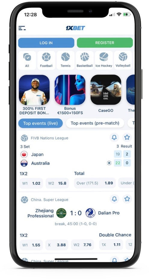 1 xbet на айфон
